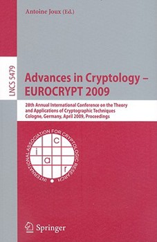 Paperback Advances in Cryptology - Eurocrypt 2009 Book