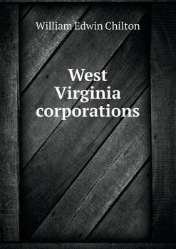 Paperback West Virginia corporations Book