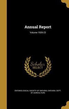 Hardcover Annual Report; Volume 1920-23 Book