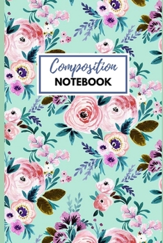 Paperback Composition Notebook: Notebook 6x9 in., Journal For Girls, Perfect for school, Writing Poetry, Diary Journal, Gratitude Writing, Dream Journ Book