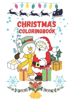 Paperback Christmas Activities Book Coloring Book: Coloring Pages Activity 50 Beautiful Pages to Color with Santa Claus, Reindeer, Snowmen & More! Book