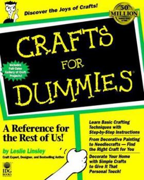 Paperback Crafts for Dummies Book