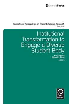 Hardcover Institutional Transformation to Engage a Diverse Student Body Book
