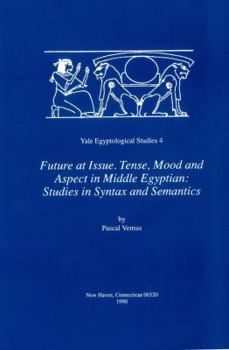 Paperback Future at Issue: Tense, Mood and Aspect in Middle Egyptian Book