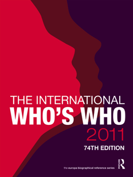 Hardcover The International Who's Who 2011 Book