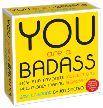 Calendar You Are a Badass 2021 Day-To-Day Calendar Book