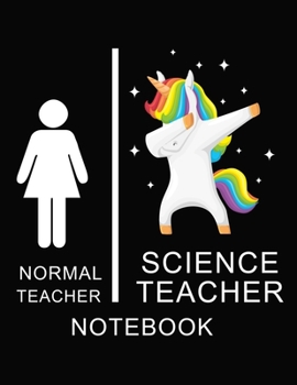 Normal Teacher science Teacher Notebook: Teacher  Notebook, unicorn cover / 8.5 x 11