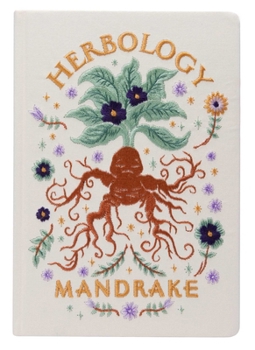Hardcover Harry Potter: Mandrake Embroidered Journal Book