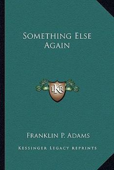 Paperback Something Else Again Book