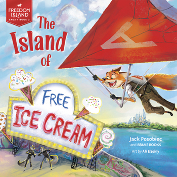Paperback Island of Free Ice Cream [With Envelope] Book