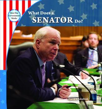 Library Binding What Does a Senator Do? Book