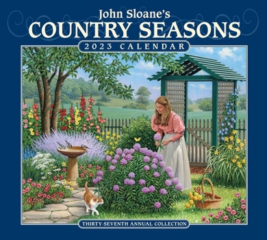 Calendar John Sloane's Country Seasons 2023 Deluxe Wall Calendar Book
