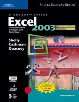 Paperback Microsoft Office Excel 2003: Comprehensive Concepts and Techniques, Coursecard Edition Book