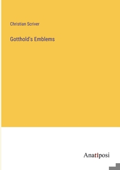 Paperback Gotthold's Emblems Book