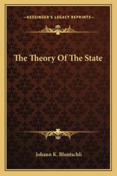 Paperback The Theory Of The State Book