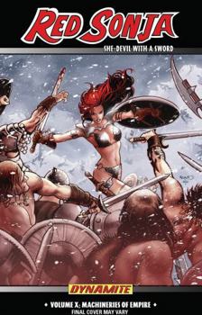 Paperback Red Sonja: She-Devil with a Sword Volume 10: Machines of Empire Book