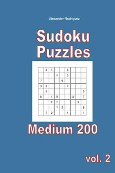 Paperback Sudoku Puzzles - Medium 200 vol. 2 Book