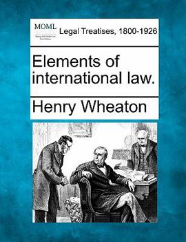 Paperback Elements of international law. Book