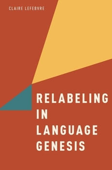 Paperback Relabeling in Language Genesis Book