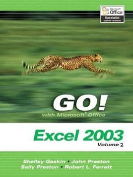 Hardcover Go! with Microsoft Excel 2003, Vol 2 and Student CD Package Book