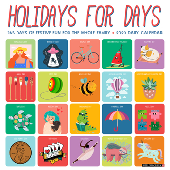 Calendar Holidays for Days 2023 Wall Calendar Book