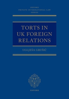 Hardcover Torts in UK Foreign Relations Book