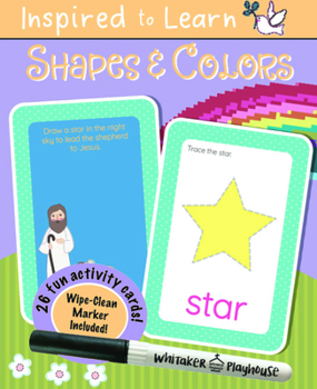 Cards Shapes & Colors: Wipe-Clean Flash Card Set Book