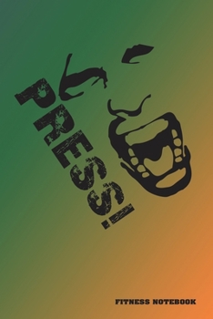 Fitness Notebook: Fitness Journal. Format A5, 120 pages, fine light grey lined. Daily entries, notes and physical fitness journal. Notebook for your fitness and bodybuilding progress