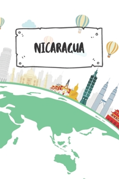 Nicaragua: Dotted Travel Diary Notebook or Journey Dotted Grid Journal - Holiday Trip Pocketbook for Men and Women with Dots