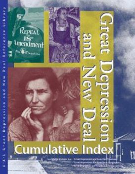 Paperback Great Depression and New Deal: Cumulative Indes Book
