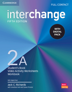 Paperback Interchange Level 2a Full Contact with Digital Pack [With eBook] Book
