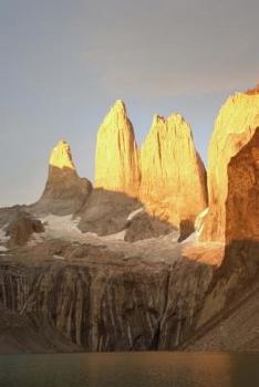 Torres del Paine at Sunrise Patagonia Chile Journal: 150 page lined notebook/diary