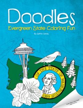 Paperback Doodles Evergreen State Coloring Fun Book