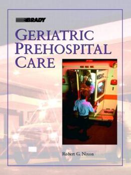 Paperback Geriatric Prehospital Care Book