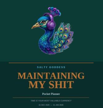 Paperback Maintaining My Shit: Pocket Planner Book