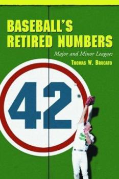 Paperback Baseball's Retired Numbers: Major and Minor Leagues Book