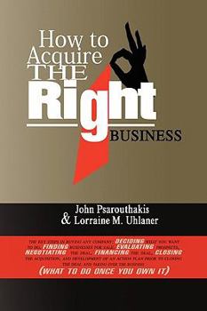 Hardcover How to Acquire the Right Business Book