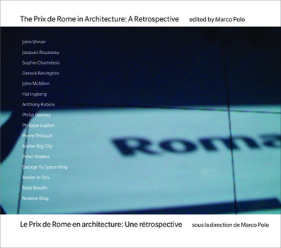 Paperback The Prix de Rome in Architecture: A Retrospective Book