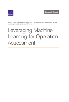 Paperback Leveraging Machine Learning for Operation Assessment Book