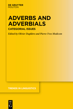 Hardcover Adverbs and Adverbials: Categorial Issues Book