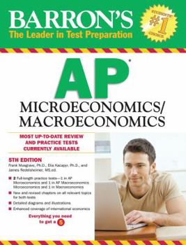 Paperback Barron's AP Microeconomics/Macroeconomics Book