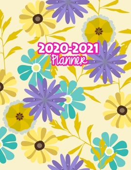 2020-2021 Planner: Two Year Calendar Organizer and Goal Journal | January 2020 - December 2021 Daily, Weekly and Monthly Planner Book with Back Sticker Expression Wall for 2 Years | Design Code 339953