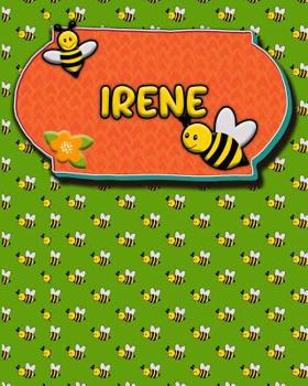 Paperback Handwriting Practice 120 Page Honey Bee Book Irene: Primary Grades Handwriting Book K-2 Book