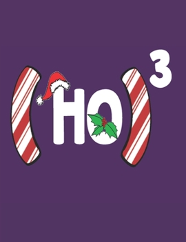 Paperback Ho3: Santa's HO3 Christmas: Notebook/Journal, Line Paper, 8.5" x 11", 200 Pages 2 Book