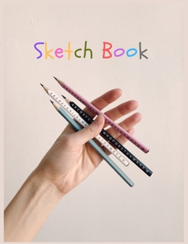 Paperback Sketch Book: Blank Unlined Large Notebook 8.5x11 Inches, 120 Pages Blank White Paper Book