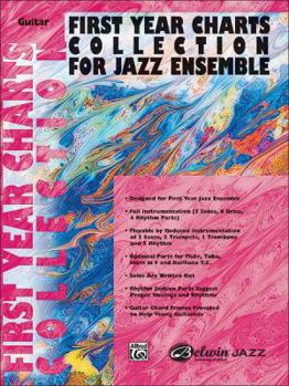 Paperback First Year Charts Collection for Jazz Ensemble: Guitar Book