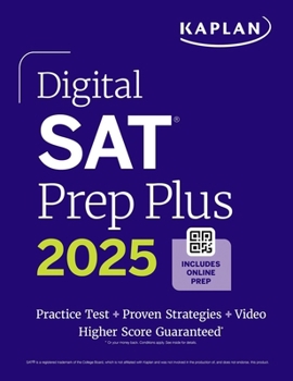 Paperback Digital SAT Prep Plus 2025: Prep Book, 1 Full Length Practice Test, 700+ Practice Questions Book