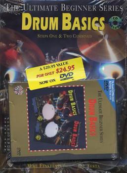 Paperback Ultimate Beginner Drum Basics Mega Pak: Book, CD & DVD [With CD and DVD] Book