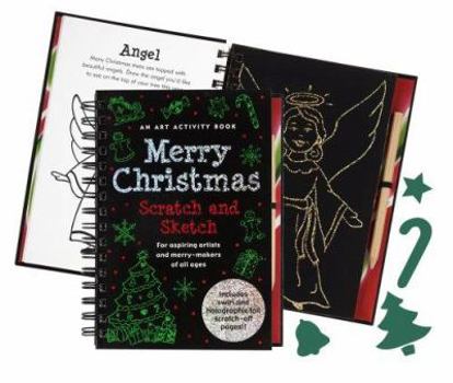 Spiral-bound Merry Christmas: An Art Activity Book [With Wooden Stylus] Book