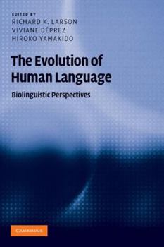 Paperback The Evolution of Human Language Book
